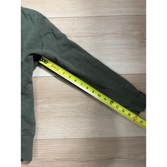 Haven Well Within Open Front Cardigan Jacket Olive Green Women's Size M - Picture 4 of 5